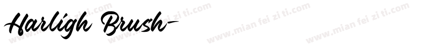Harligh Brush字体转换